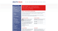 Desktop Screenshot of electroviews.com