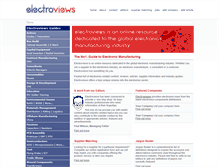 Tablet Screenshot of electroviews.com